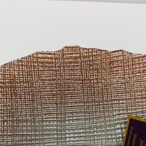 Artistic accent forged large glass bowl - Picture 3 of 11